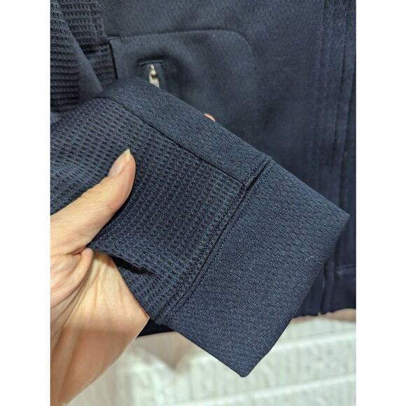 Cutter & Buck Navy Blue Women's Knit Football Hall of Fame Zip Front Jacket Size - Picture 5 of 9